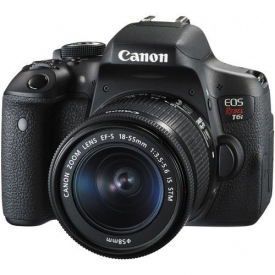 Canon EOS Rebel T6i DSLR Camera with EF-S 18-55mm f/3.5-5.6 IS STM Lens – International Version (No warranty)