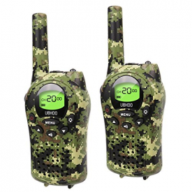 Kids Walkie Talkies, UOKOO Walkie Talkies for Kids 22 Channel FRS/GMRS Two Way Radio Up to 3KM UHF Handheld Walkie Talkies, Toys for 5-year old Boys, Gifts for 7-year Old Boys and Girls