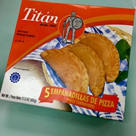 TITAN Empanadillas de Pizza – Pizza Turnovers – 5 Unit Box (Count of 2)