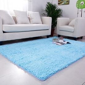 Coral carpet,Area rug european, Simple rug,Sofa side rug,Children mat Easy to clean For home Living room Bedroom Floor Kitchen Machine washable-blue 80x200cm(31x79inch)