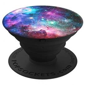 PopSockets 707027 : Expanding Stand and Grip for Smartphones and Tablets – Blue Nebula