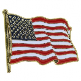 US Flag Store USA Lapel Pin Standard Flag