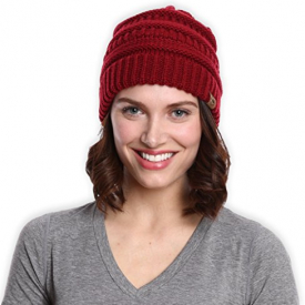 Cable Knit Beanie by Tough Headwear – Thick, Soft & Warm Chunky Beanie Hats for Women & Men – Serious Beanies for Serious Style