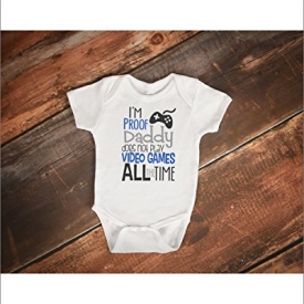 I’m Proof Video Games Funny Bodysuit – Baby Boy Gift – Baby Clothes – Baby Shower Gift – New Baby Gift – Newborn Clothes – BO0019