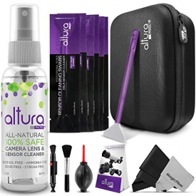 Altura Photo Professional Cleaning Kit for DSLR Cameras and Sensors Bundle with Full Frame Sensor Cleaning Swabs and Carry Case