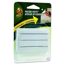 Learning Resources PTY-2 Duck Brand Removable Mounting Poster Putty, 2 oz., White (1436912)