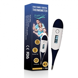 Digital Medical Thermometer Best FDA Quick 10 Second Reading for Oral, Rectal, Armpit Underarm, Body Temperature Clinical Professional Detecting Fever Baby, Infant, Kid, Babies, Children Adult and Pet
