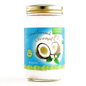 Island Essentials Organic Coconut Oil 14 oz each (1 Item Per Order)