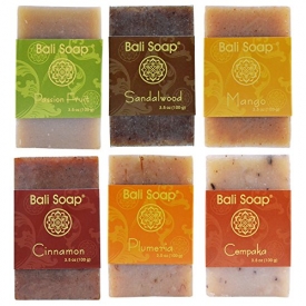 Bali Soap – Natural Bar Soap, 6 pc Set, 3.5 Oz each
