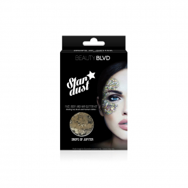 beauty boulevard stardust face, body and hair glitter kit drops of jupiter