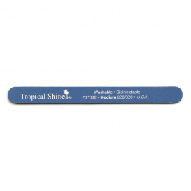 tropical shine blue nail file (medium 220/320)