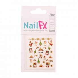 the edge nail fx christmas foil nail stickers – santa’s grotto