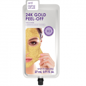 skin republic 24k gold peel-off face mask 27ml