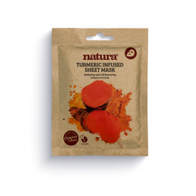 natura turmeric infused sheet mask 25ml