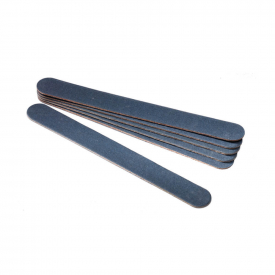 Star Nails Black Narrow Wood Straight File 180/180 Grit Pack of 12