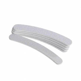 Star Nails Zebra Boomerang File 180/180 Grit Pack of 12