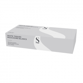 S-PRO 2-Ply Tissues, Pack of 100