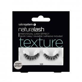 Salon System Naturalash Strip Lashes Texture Wispy Effect 123