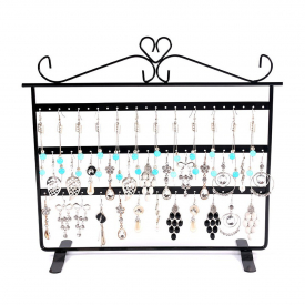72 Holes Iron Metal Earing/Necklace/Ear Studs Jewelry Display Holder Household/Jewelry Fair Ornaments Organizer Accessor