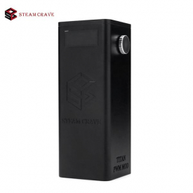 Authentic Steam Crave Titan PWM 300W TC VV APV Box Mod – Black