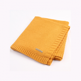 Comfy Solid Knitted Blanket for Baby