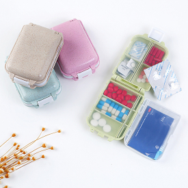 Practical Double-layer Pill Box Medicine Storage Organizer