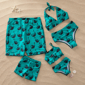 Animal Printed Family Matching Swimsuit