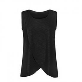Solid Sleeveless Breastfeeding Nursing Top