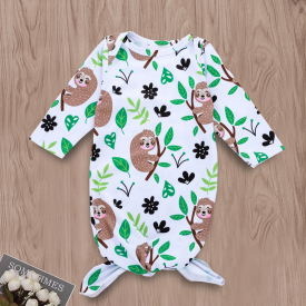 Cute Sloth Print Sleeping Bag