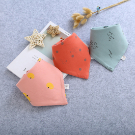 3-pack Moon Print Bibs Set for Baby