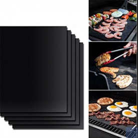 1 Pc Non-stick Fire-resistant BBQ Mat