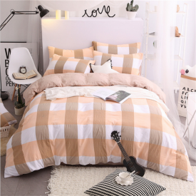 4 Pcs Square Home Bed Cover Set