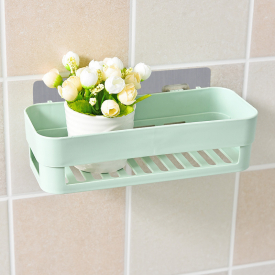 Hollow Out Rectangle Filtering Storage Rack