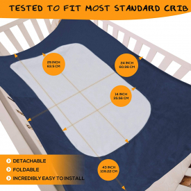 Safety Mesh Baby Hammock for Crib