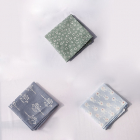 3-pack Floral Print Bibs Headband