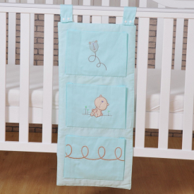 Nursery Diaper Bed Crib Hanging Storage Bag