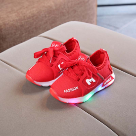 Stylish Breathable LED Antiskid Shoes for Toddler / Kid