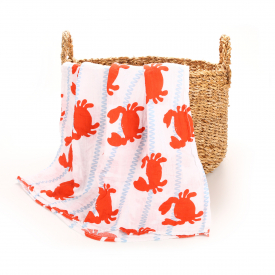 Cartoon Print Swaddle Blanket