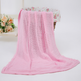 Breathable Baby Knitted Swaddle Blanket