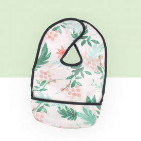 Waterproof Cartoon Print Bib Long Sleeve Apron