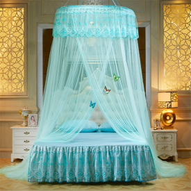 Round Top Hanging Lace Decor Mosquito Net