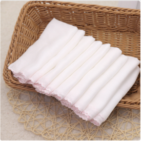 10 Pcs Square Cotton Nursing Towels Bibs