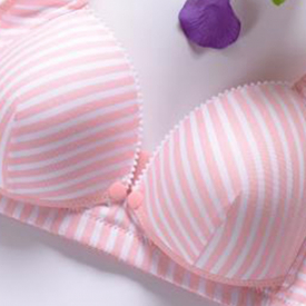 Basic Striped Breastfeeding Bra