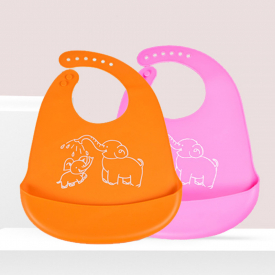 2-pack Waterproof Feeding Bibs