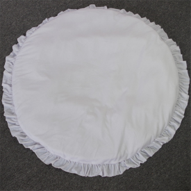 Solid Ruffled Play Mat for Baby