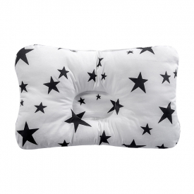 Newborn Breathable 3D Air Mesh Star Print Organic Cotton Pillow