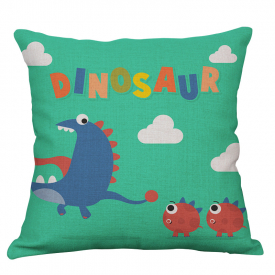 Cute Dinosaur Print Pillowcase