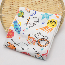 Cute Cartoon Print Baby Swaddle Blanket