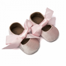 Baby / Toddler Bowknot Decor Solid Prewalker Shoes