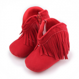 Baby / Toddler Sweet Fringed Ankle Prewalker Princess Boots
